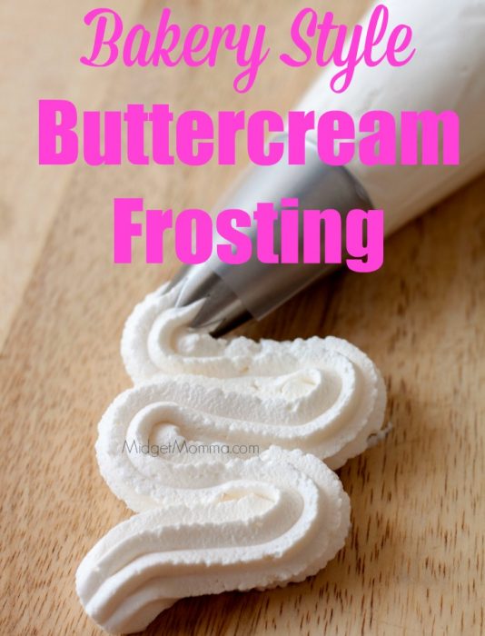 bakery style homemade buttercream frosting