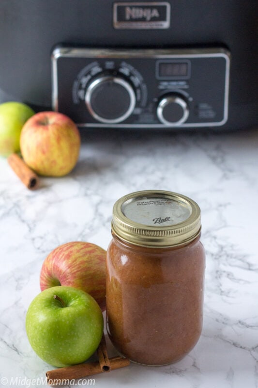 The BEST Crockpot Applesauce Recipe • MidgetMomma