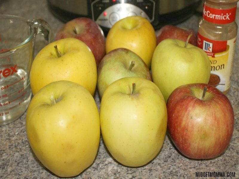 crockpot applesauce ingredients