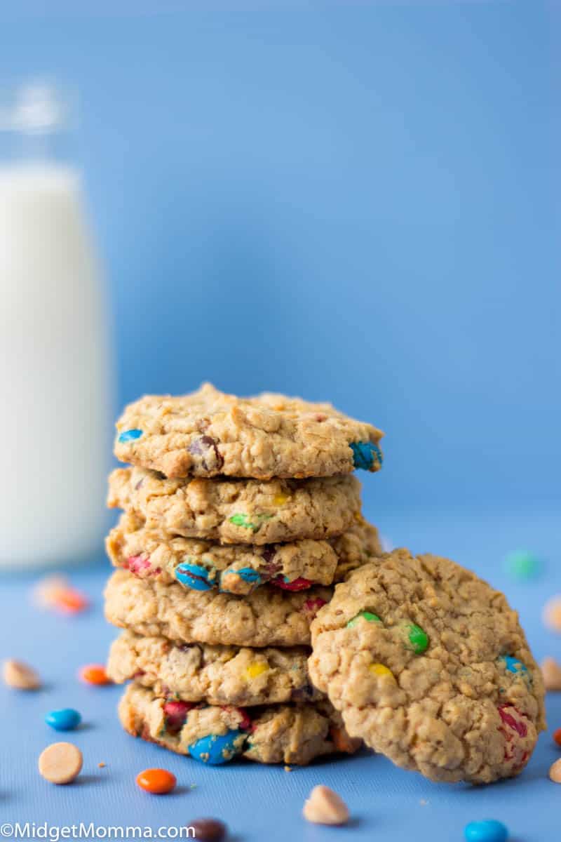 stack of Monster Cookies Recipe