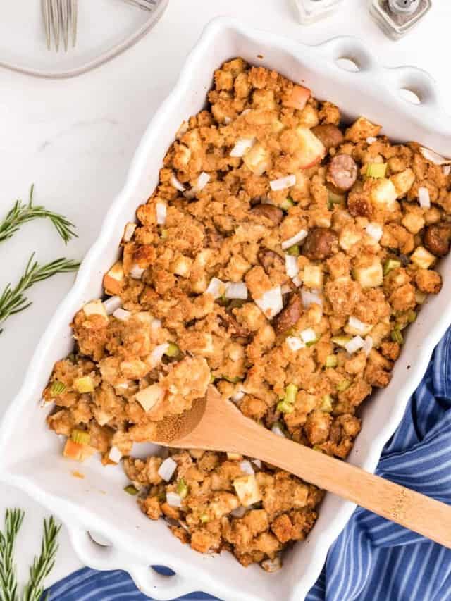 Sausage Apple Stuffing Recipe for Thanksgiving