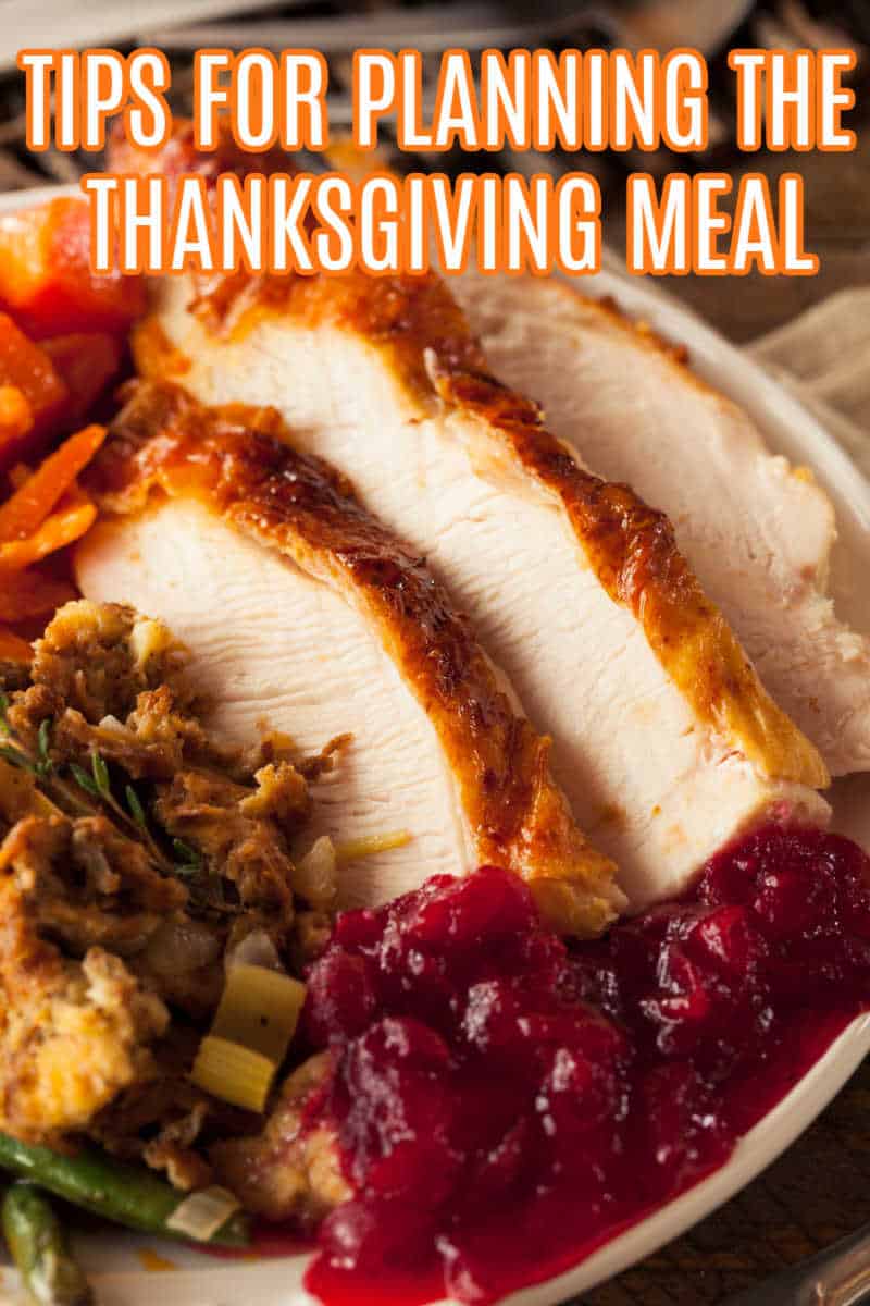 TIPS FOR PLANNING THANKSGIVING DINNER - Full Homemade Thanksgiving Dinner with Turkey Stuffing Veggies and Potatos