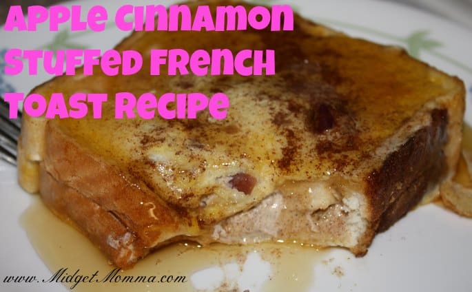 Apple Cinnamon Stuffed French Toast Recipe is a great way to change up your normal french toast. It is stuff full of a apple cinnamon cream cheese.
