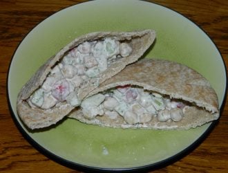 These Greek pitas might look like they are load with fat but they are only loaded with flavor. It uses things like Greek yogurt and reduced feta cheese.