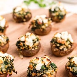 spinach stuffed mushrooms