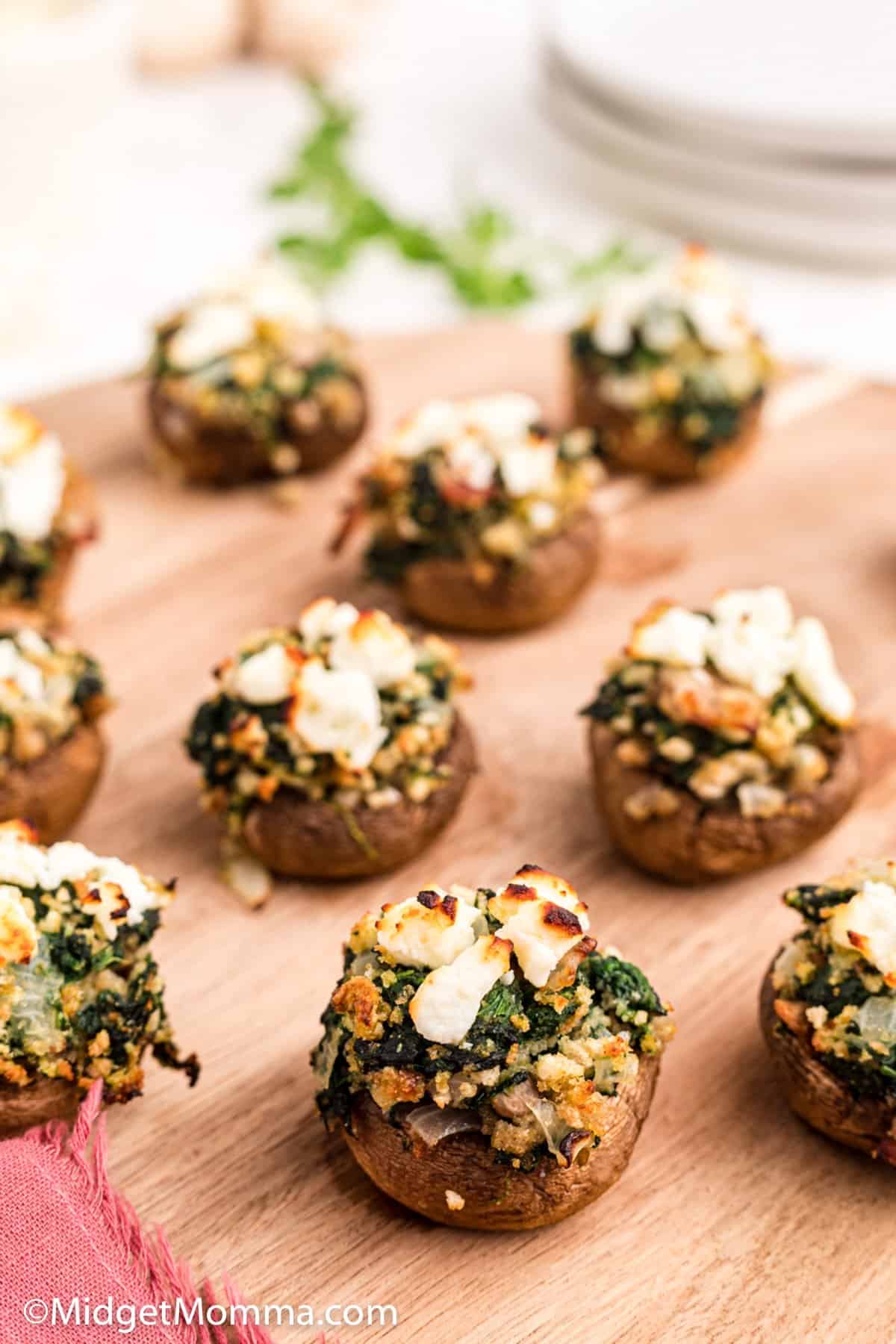 spinach stuffed mushrooms