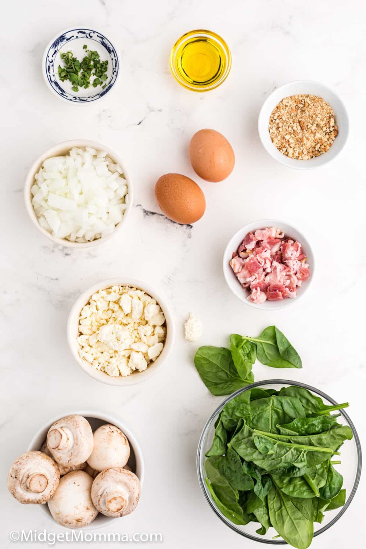 Spinach stuffed Mushrooms recipe