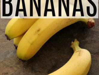 How to Freeze Bananas - Bundle of Bananas