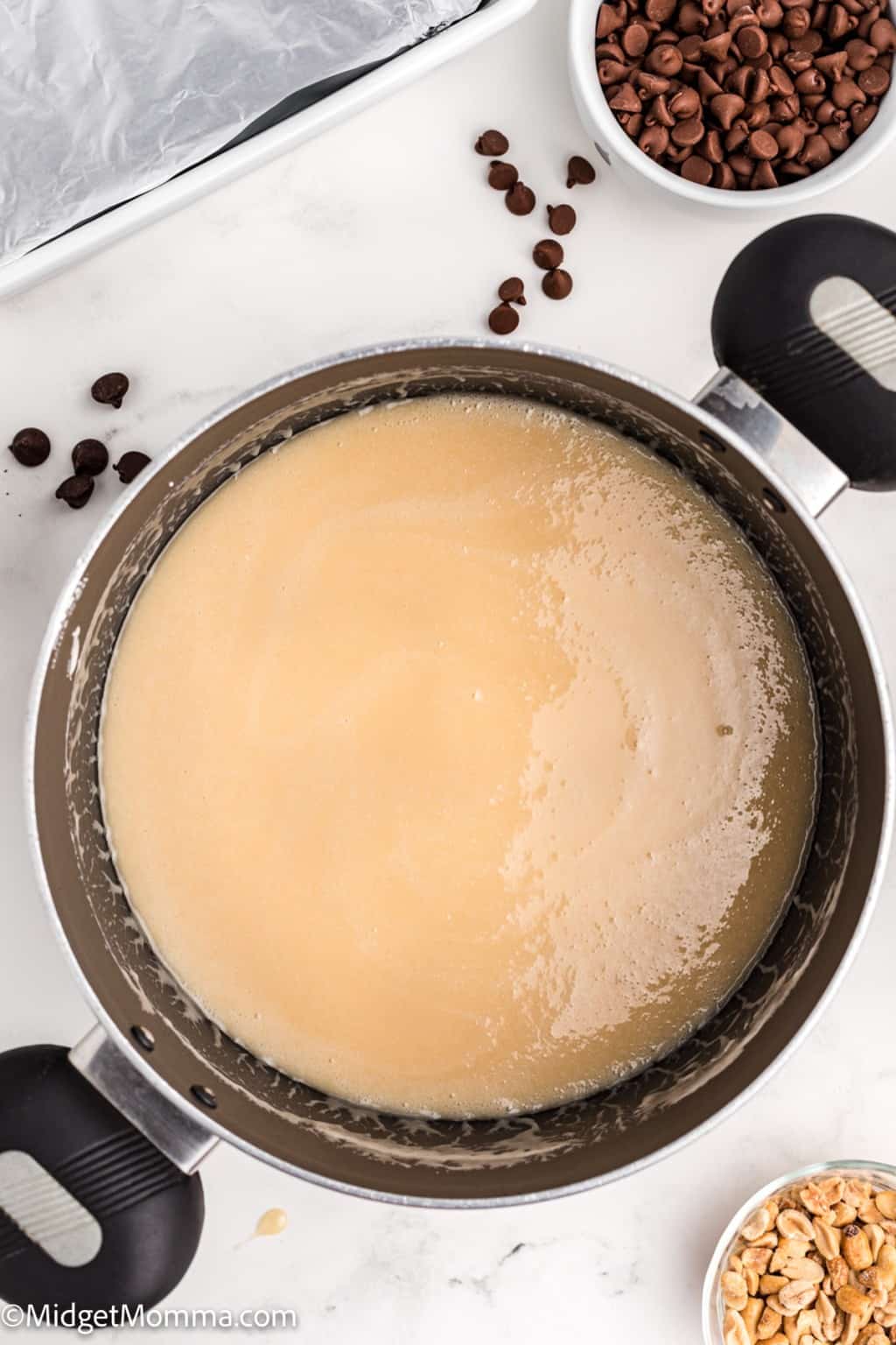 Chocolate Marshmallow Fluff Fudge Recipe with Nuts • MidgetMomma