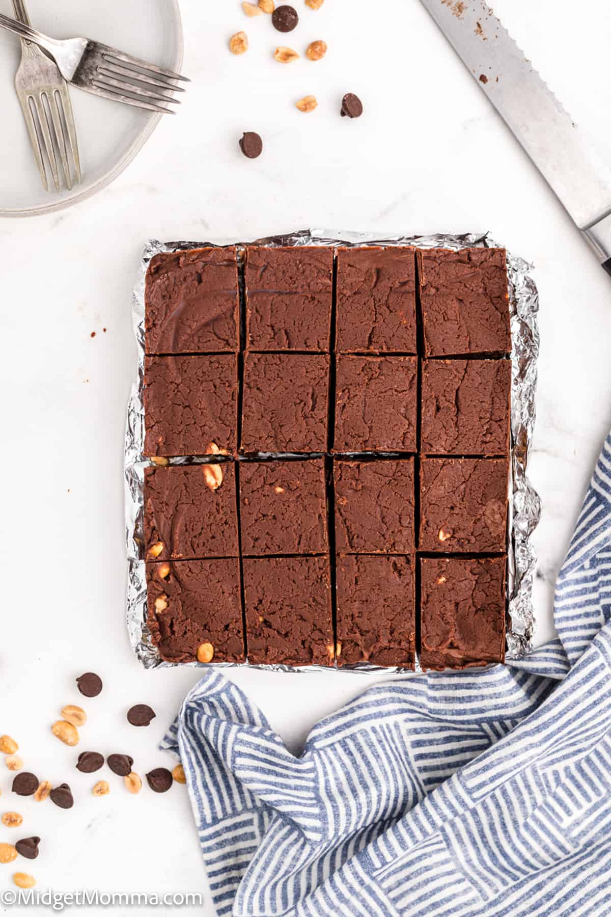 full pan of Marshmallow Fluff Fudge Recipe