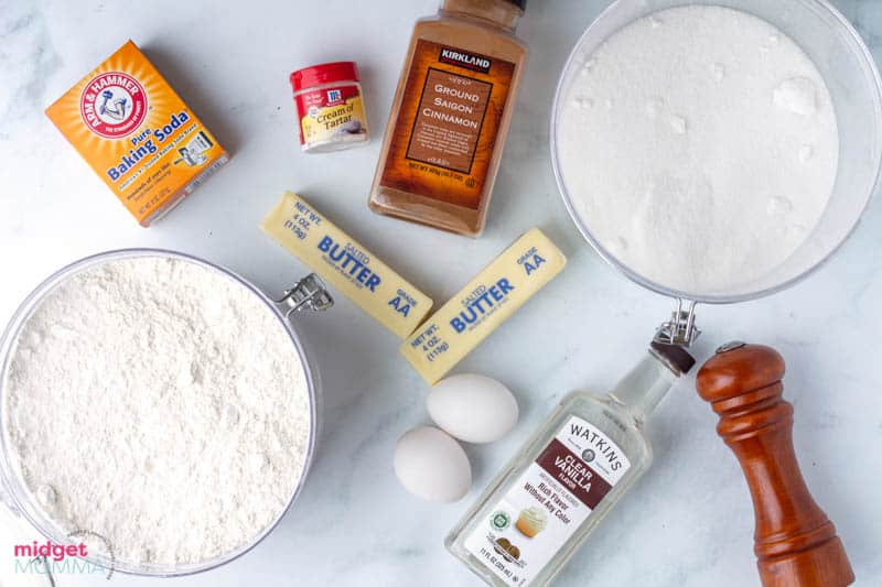 snickerdoodle cookies ingredients