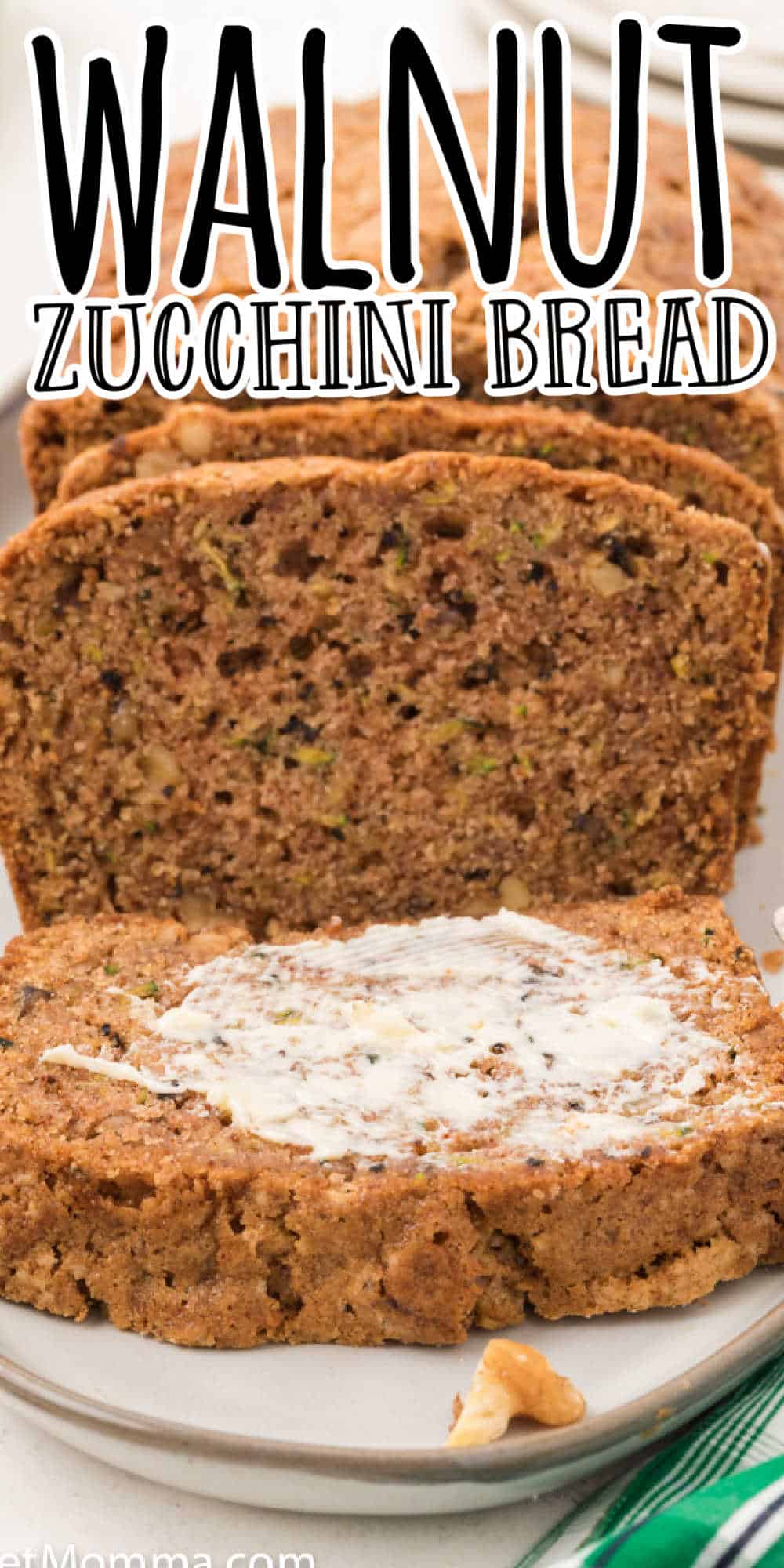 Walnut Zucchini Bread Recipe • MidgetMomma