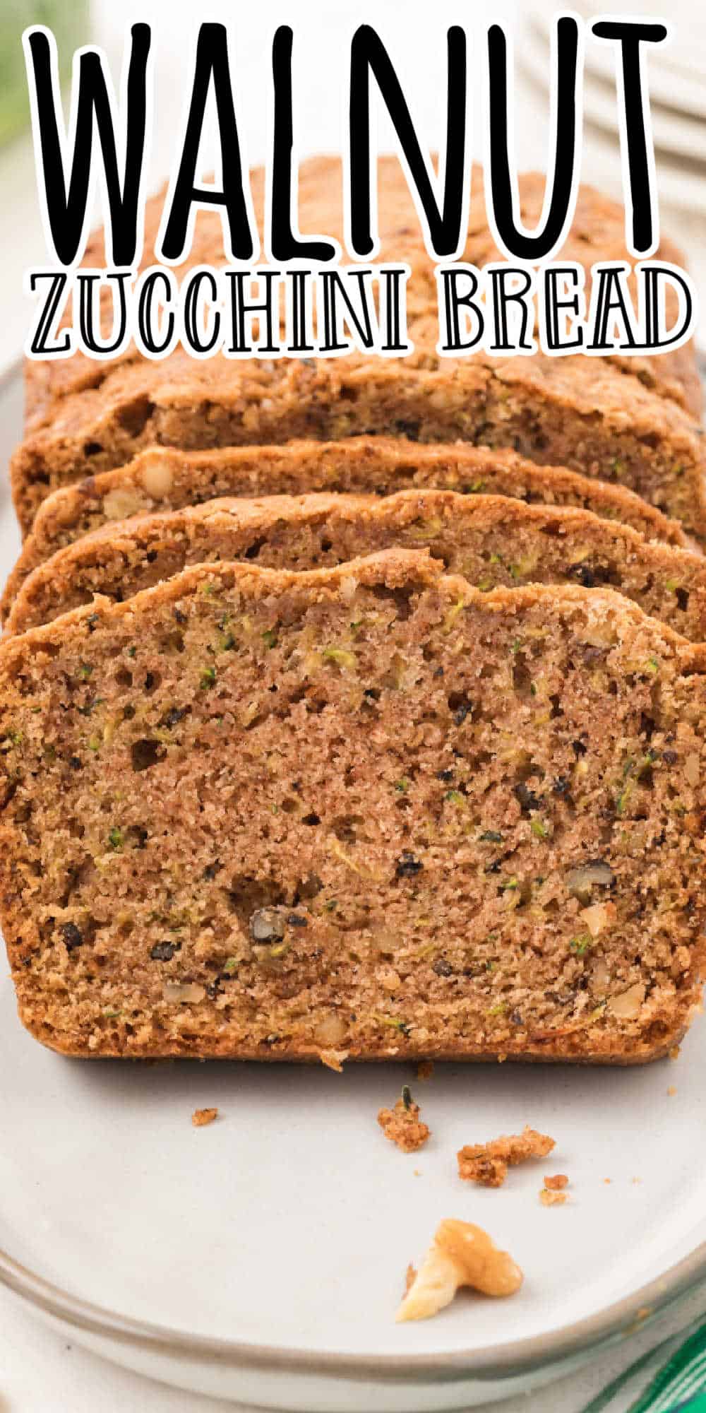 Walnut Zucchini Bread Recipe • MidgetMomma