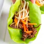 Asian Beef Lettuce Wraps