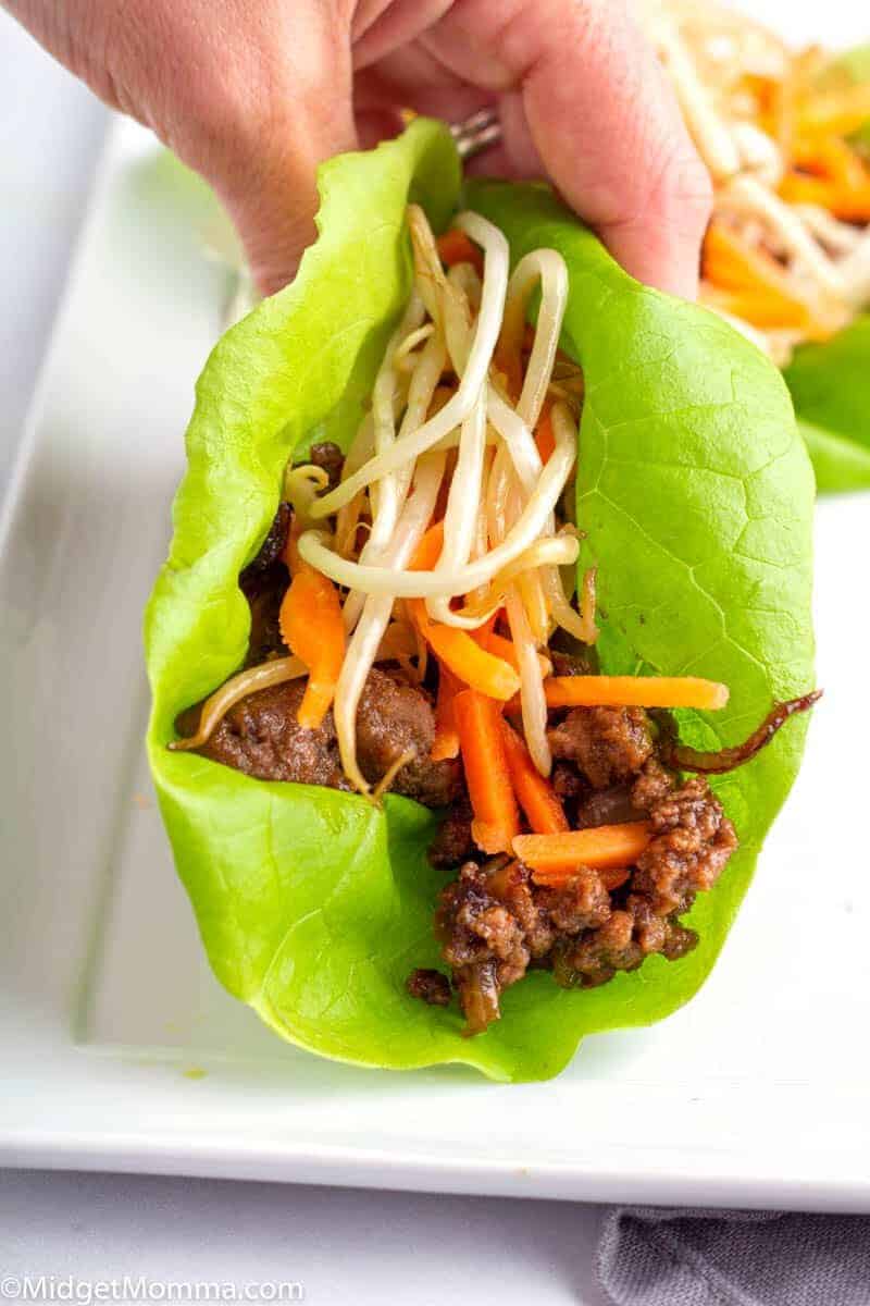 Asian Beef Lettuce Wraps