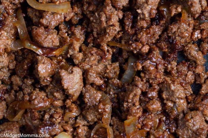 Crockpot Asian Beef Lettuce Wraps • MidgetMomma