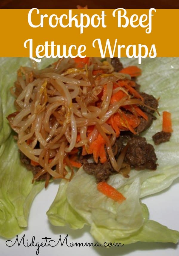 Crockpot Beef Lettuce Wraps