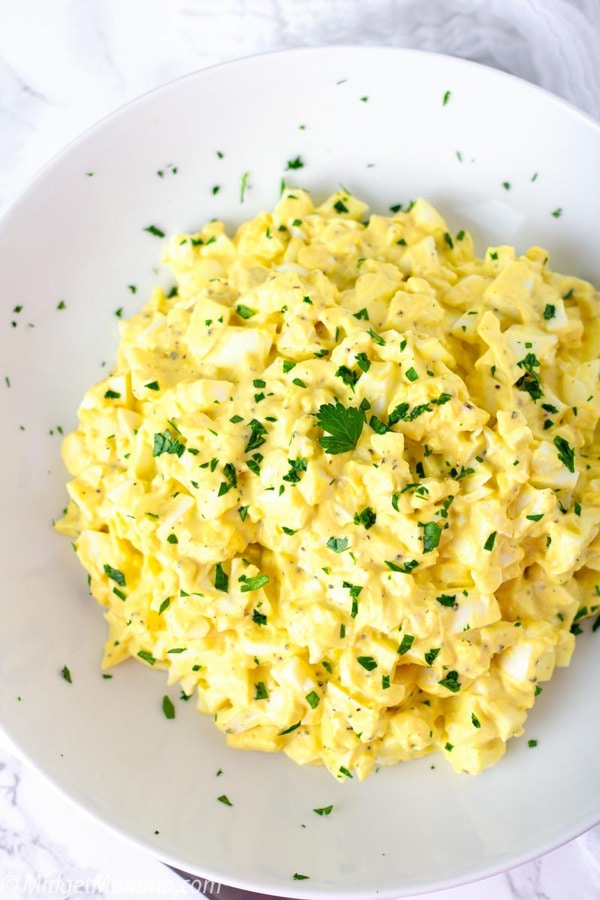 Egg salad for egg salad sandwiches