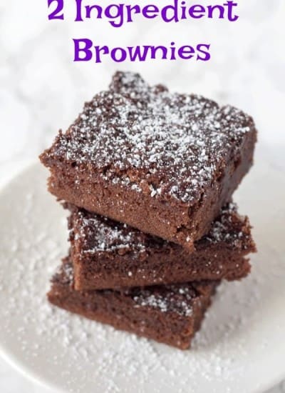 2 Ingredient Brownies