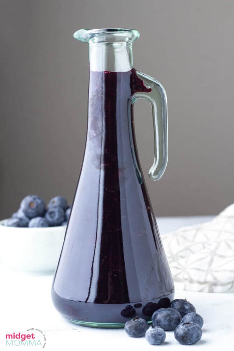 Homemade Blueberry Syrup Recipe • MidgetMomma