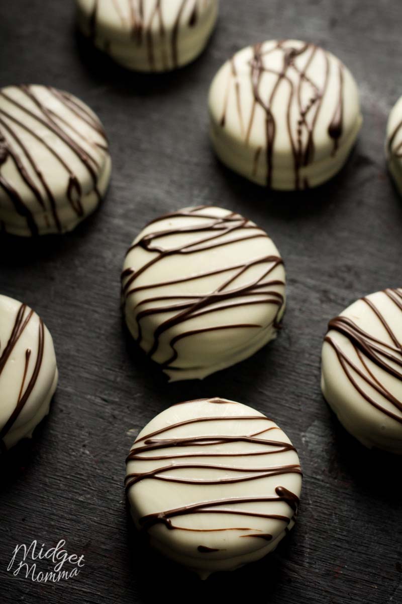 White Chocolate Covered Oreos