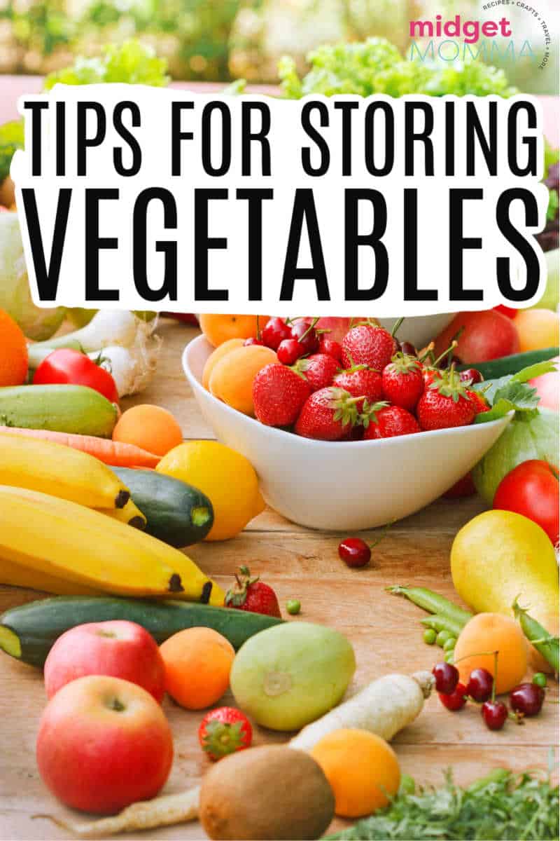 tips for storing veggies