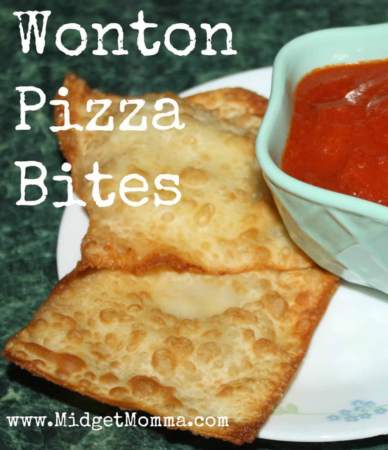 Wonton Pizza Bites