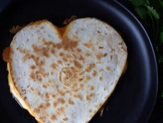 Heart Quesadilla