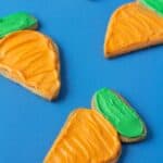 Carrot Shaped Easter Sugar Cookies