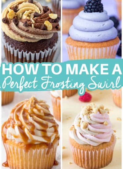 How to Frost Cupcakes with a Frosting Swirl