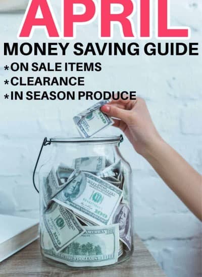 Money Saving Guide for April