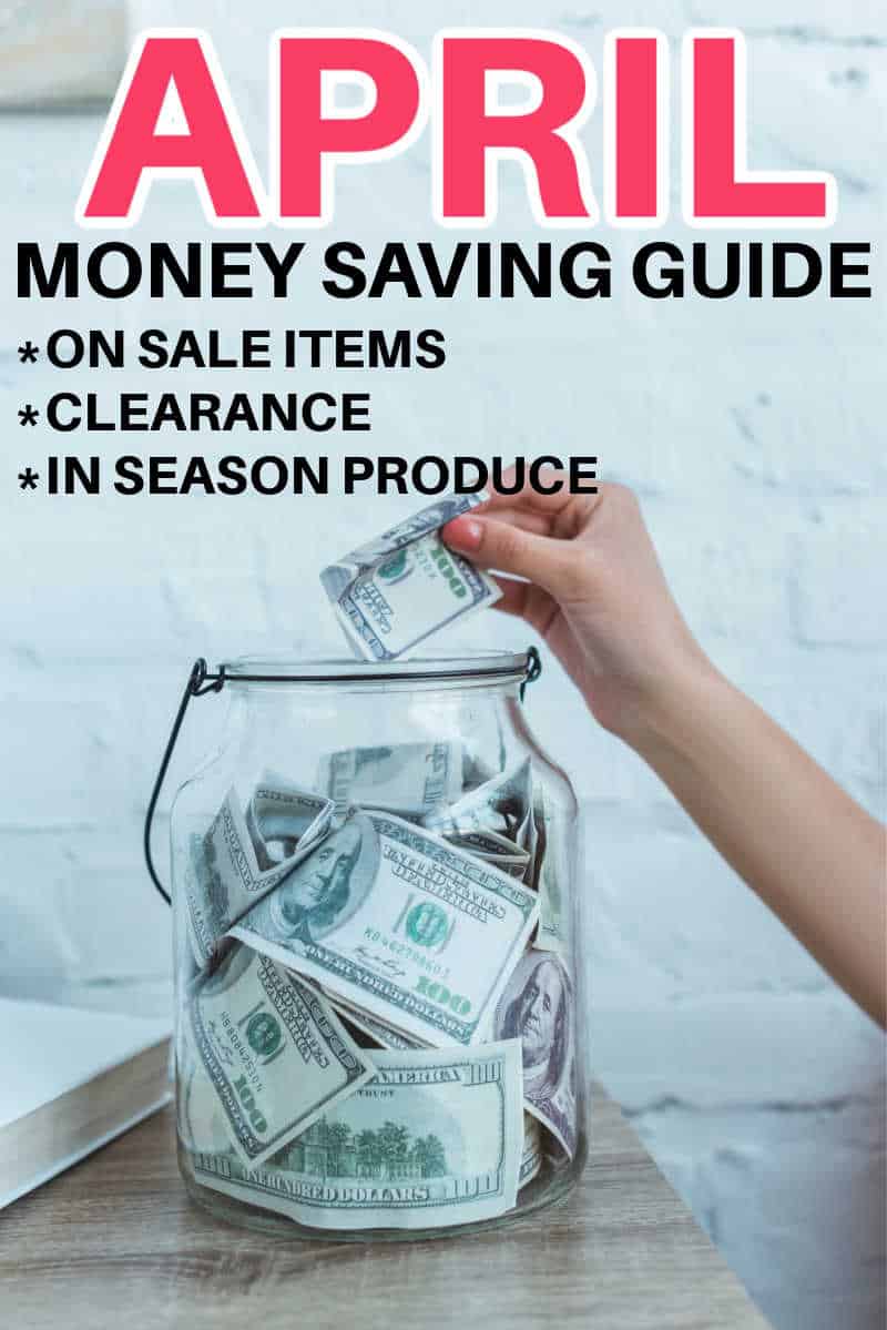 Money Saving Guide for April