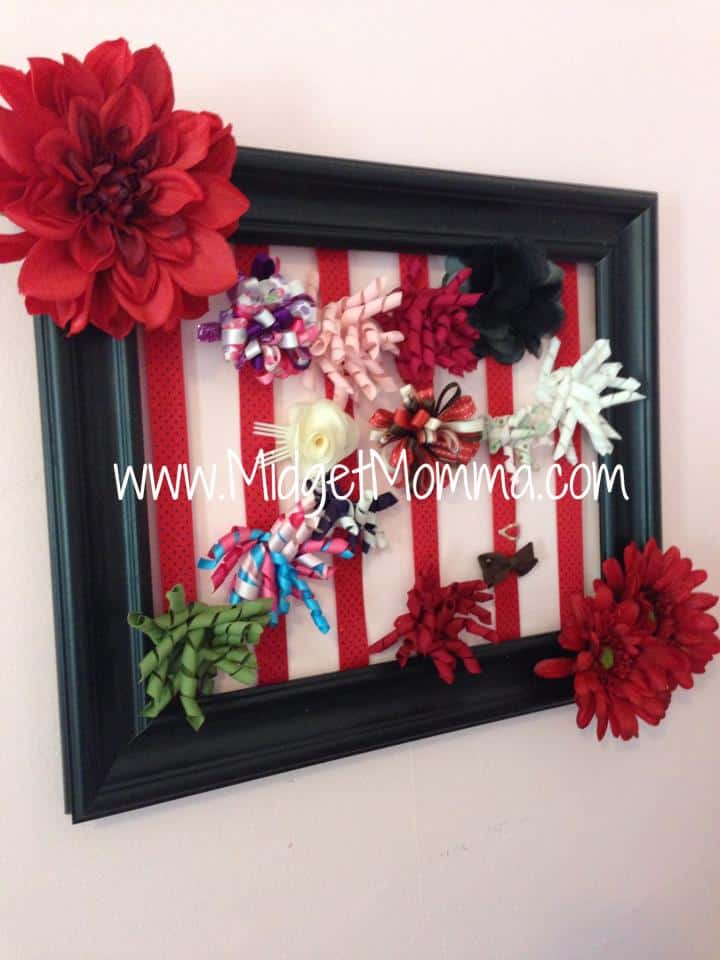 Picture Frame Hair Bow Holder