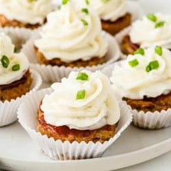 turkey meatloaf cupcakes