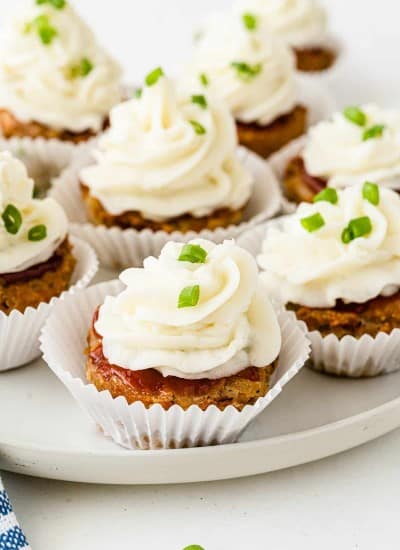 turkey meatloaf cupcakes