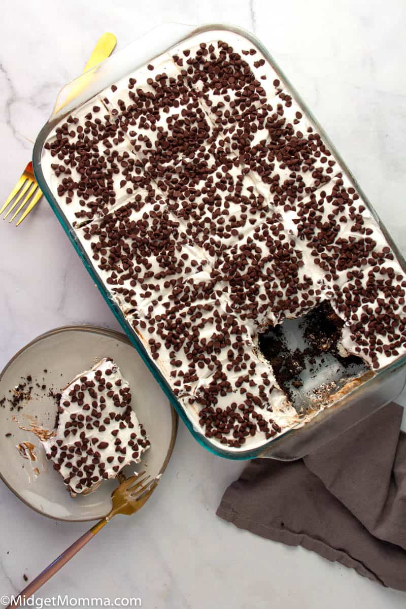 Dessert Lasagna in a baking dish