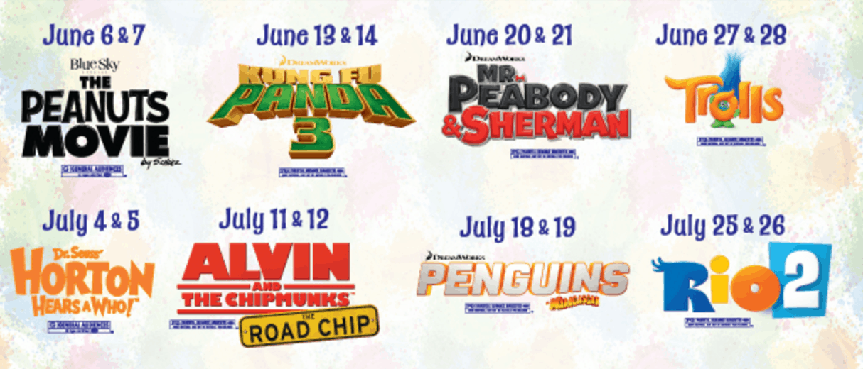 Malco Theaters Summer Movies Just 2! • MidgetMomma