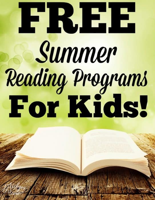 free Summer Reading Programs for kids