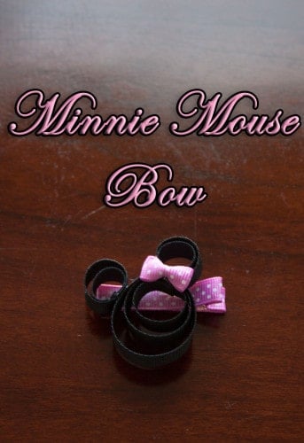 How to make a Minnie Mouse Bow