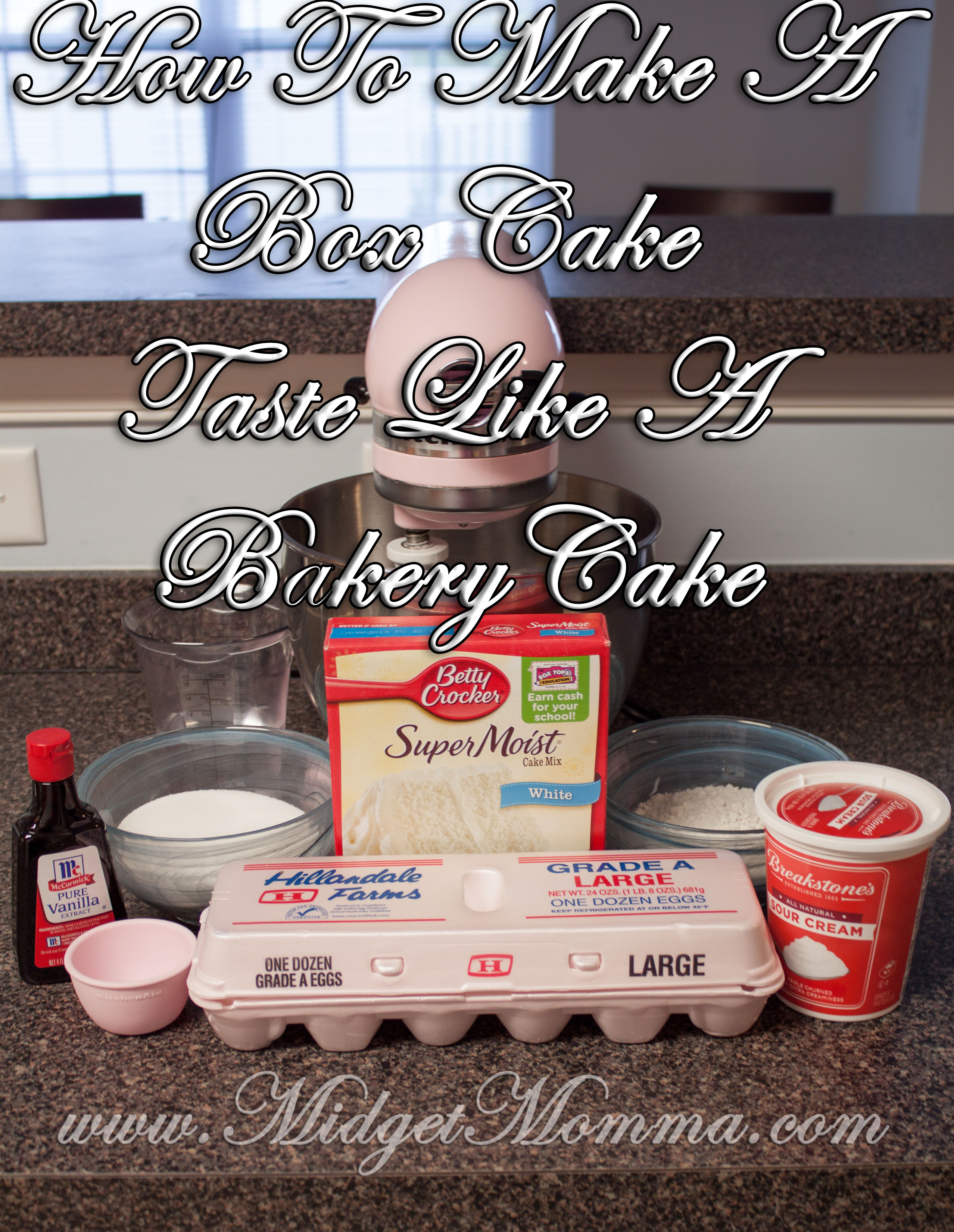 Boxed Cake Taste Like Bakery