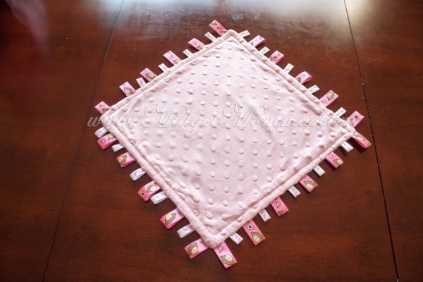 baby lovey blanket