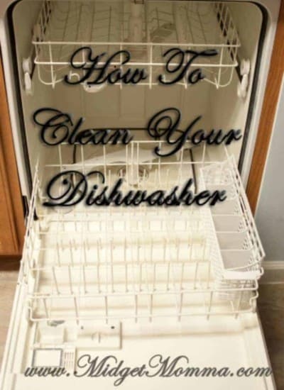 how to clean dishwasher. Step by step directions on how to get your dishwasher deep cleaned.