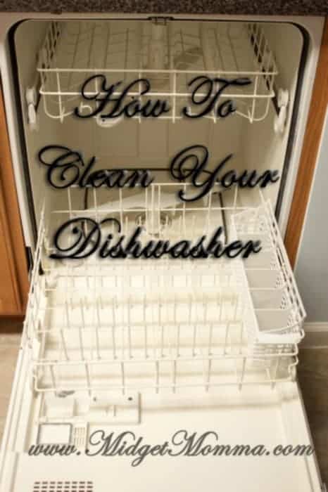 how to clean dishwasher