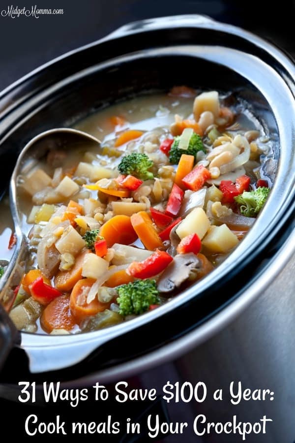 Save Money cooking meals in your crockpot