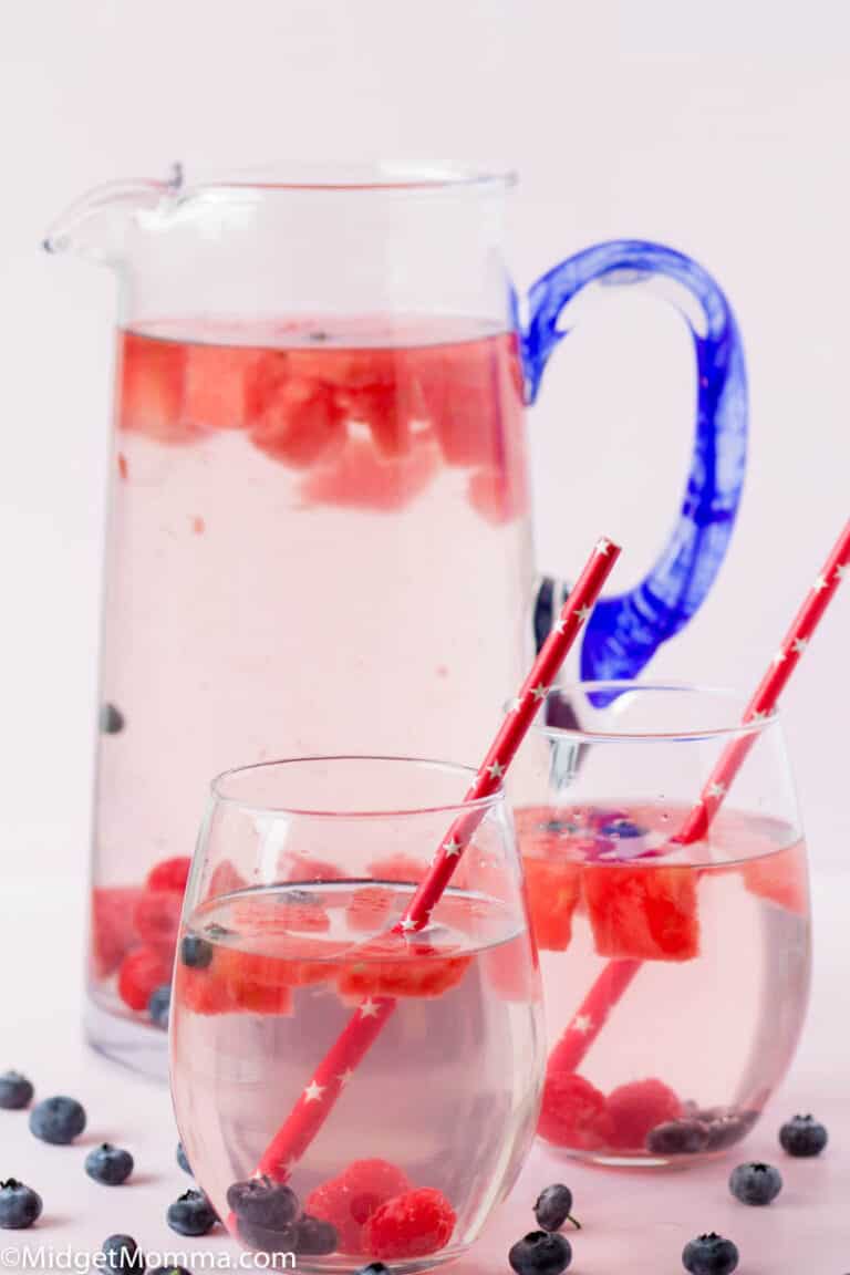 Refreshing Watermelon Berry Fruit Infused Water • MidgetMomma