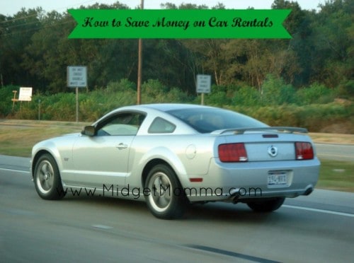 How to save money on Car Rentals