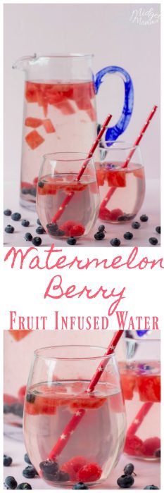 We love this Watermelon Berry Fruit Infused Water and it is easy to make. This Watermelon water is perfect for a hot summer day when you are needing a refreshing drink.