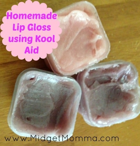 homemade lip gloss with kool aid