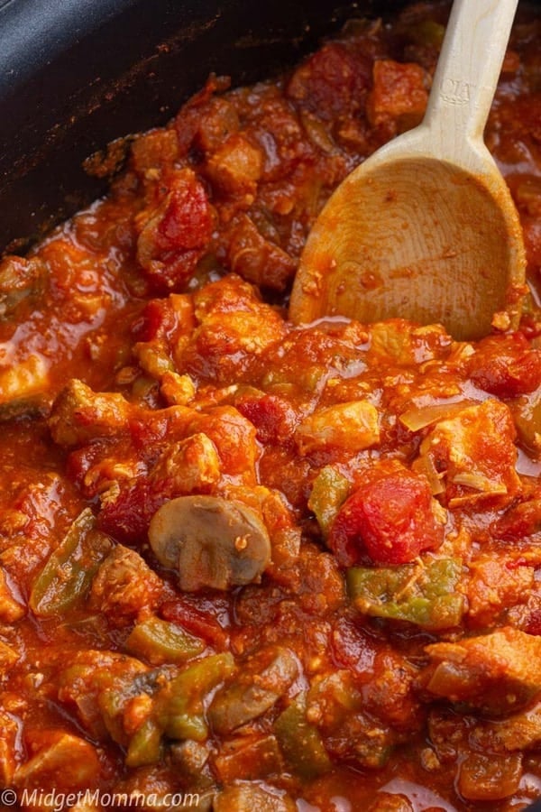 Crockpot Chicken Cacciatore