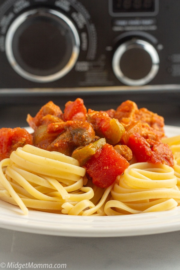 Crockpot Chicken Cacciatore